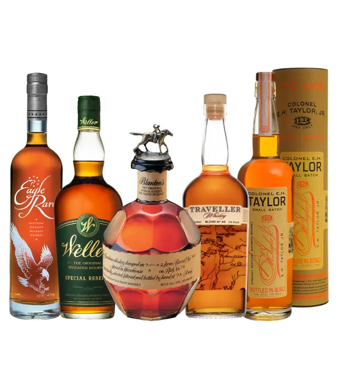 Blanton's, Eagle Rare, Weller Special Reserve, Traveller's & E.H. Taylor Small Batch Bundle