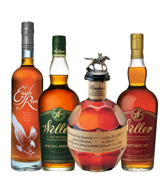 Blanton's, Eagle Rare, Weller Special Reserve & Weller Antique Bourbon Bundle
