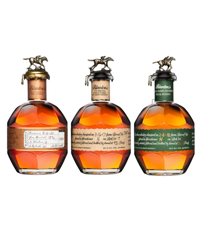 Blanton's Straight From The Barrel, Original Single Barrel & Special Reserve Bourbon Bundle