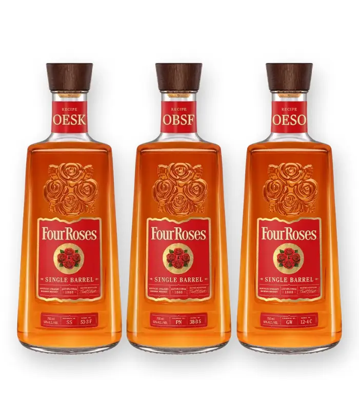 Four Roses OESK, OBSF & OESO Single Barrel Bourbon Bundle