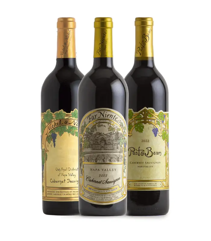 Nickel & Nickel, Far Niente, Post & Beam Napa Valley Cabernet Sauvignon Bundle