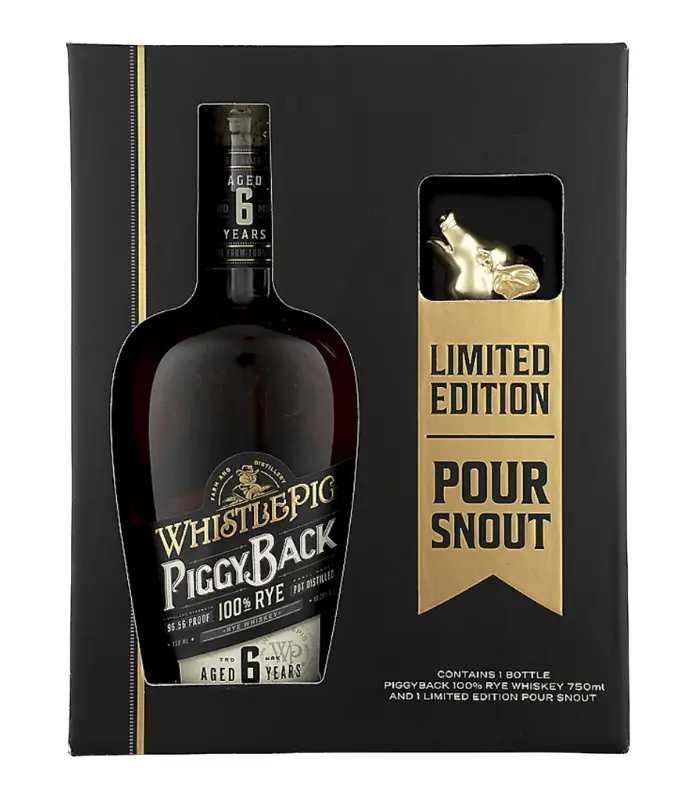WhistlePig Piggyback 6 Year Old Rye Limited Edition Pour Snout